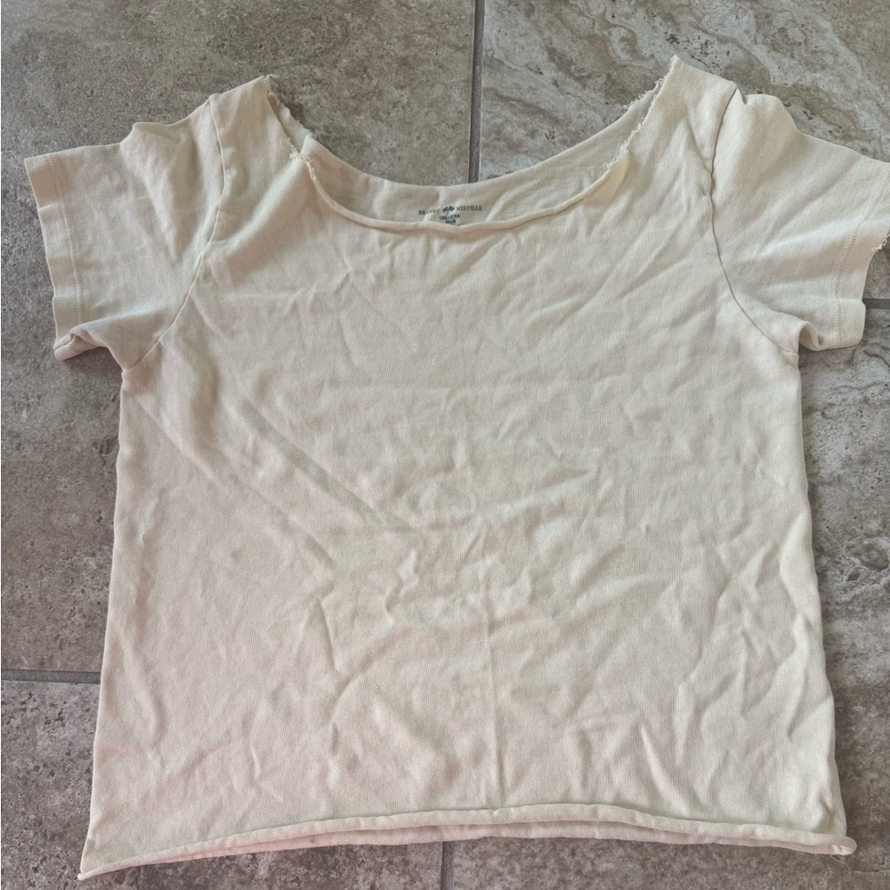 Brandy Melville yellow tee